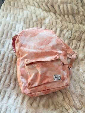 Herschel Orange Marble Backpack